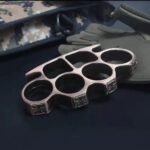 Self-defense wolf Brass knuckles finger jab vehicle mounted escape device ring ring thickened hand brace fist buckle - 5