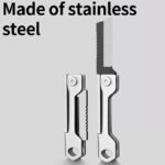 Stainless Steel Square Head Mini Folding Knife - Image 4