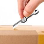 Stainless Steel Square Head Mini Folding Knife - Image 5