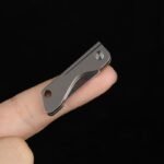 TC4 Titanium Alloy Mini Folding Knife EDC Portable Keychain Pendant Knife Express Unpacking Pocket Knife Gift EDC Tool - Image 2