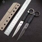 Neck Knives 440c Blade Hunting Outdoor Survival Camping EDC Tool Pocket Knife With K Sheath Dropshipping