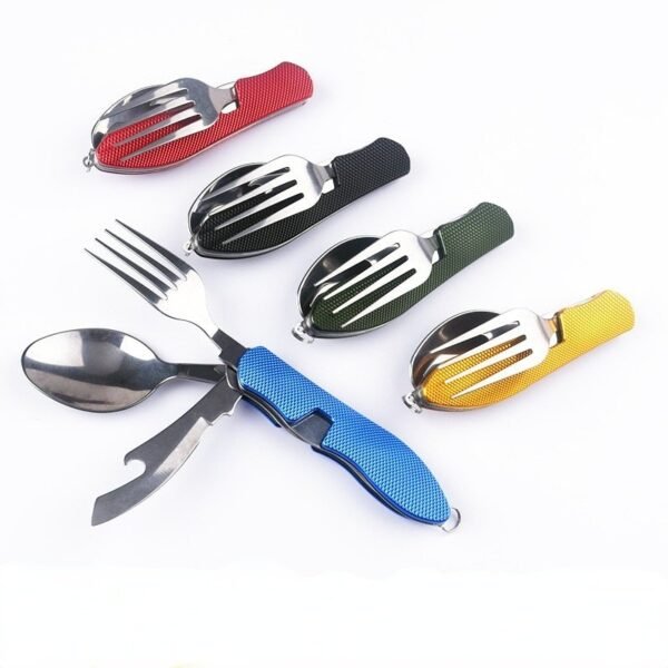 Utensílio de corte para churrasco/camping 4 pol. aço inox FC-9028