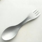Titanium Alloy Picnic Cutlery Knife Fork Spoon Outdoor Camping Ultralight Portable Multi Tools Picnic Barbecue Folk Spoon - Image 4