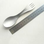 Titanium Alloy Picnic Cutlery Knife Fork Spoon Outdoor Camping Ultralight Portable Multi Tools Picnic Barbecue Folk Spoon - Image 6
