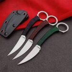 D2 Pocket Tactical Knives Neck Camping Knives Outdoor Rescue Survival Tools Edc Tool With K Sheath,Dropshipping - Image 3