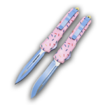 5.5 inch UTX70 Series Dessert Warrior AUTOMATIC knife,Pocketknives Pink donut OTF knife-TKSW520-03 - Image 3