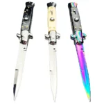 8.75 Inch Italian pocket knife with stiletto switch blade