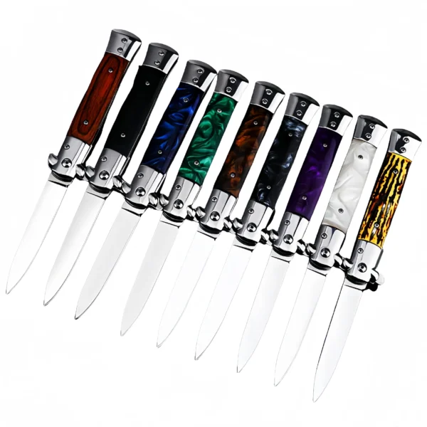 Canivetes stiletto no atacado - 8.8 inch Classic stiletto folding knife